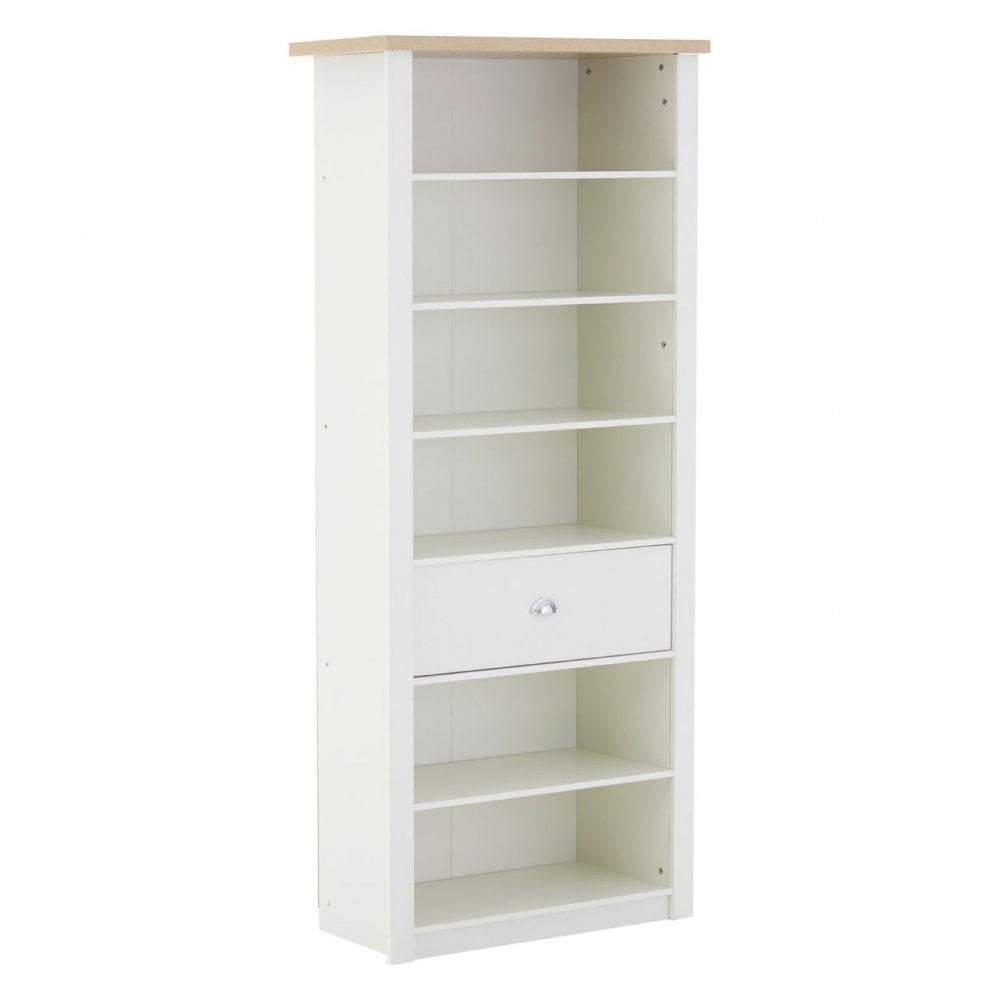 St Ives Bookcase, Honeycomb Board, Particle Board, Pu Paper Veneer, White