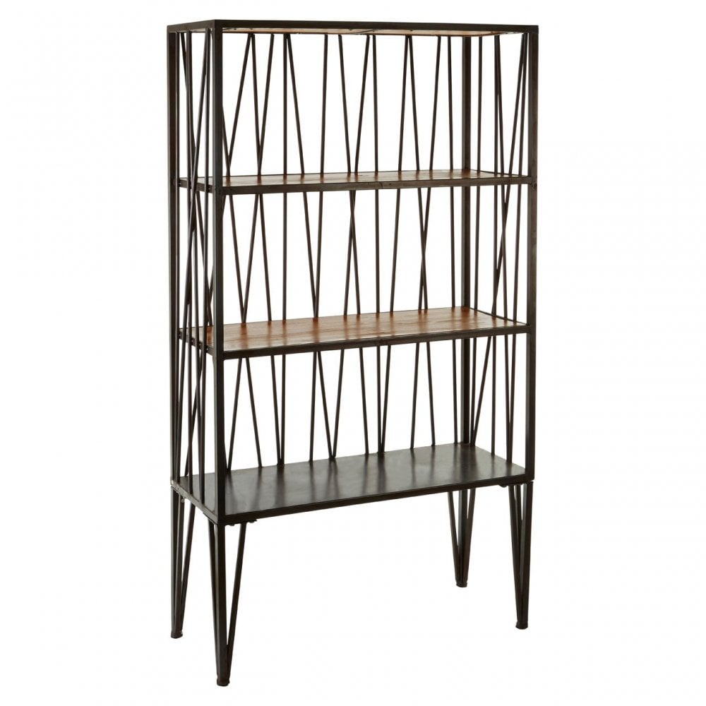 Ranch Foundry Style Shelf Unit, Fir Wood, Natural