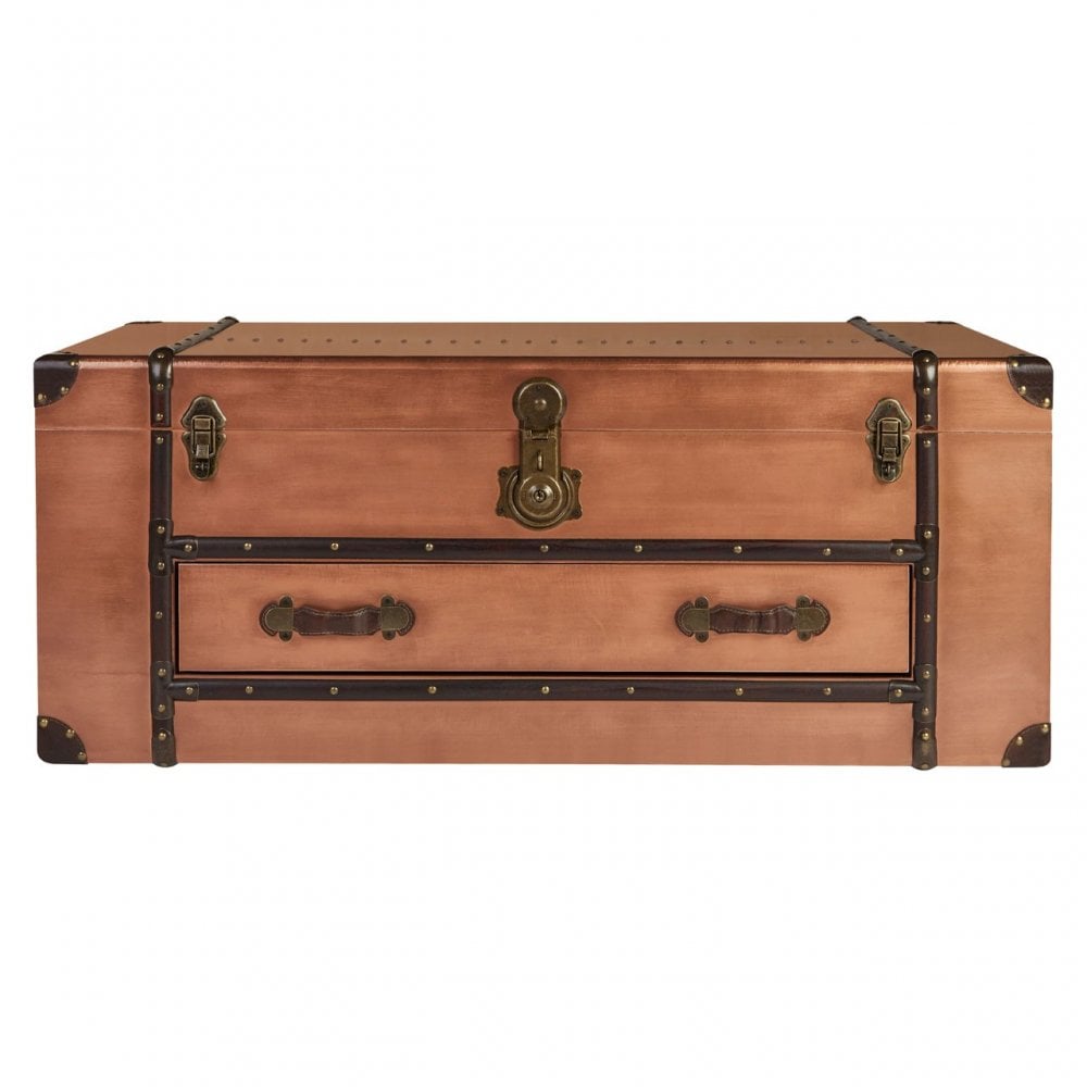 Voyage Trunk, Aluminium, Copper