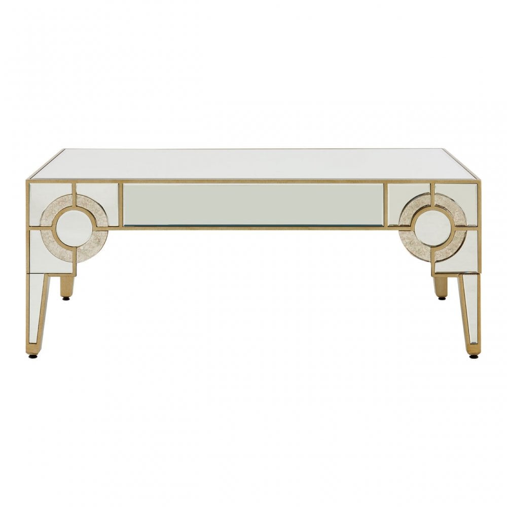 Knigh Deco Coffee Table, Champagne