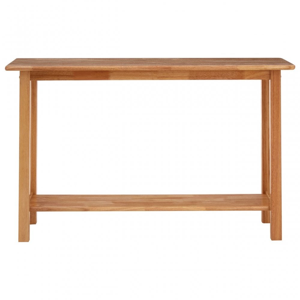 Rectangular Console Table, Rubberwood, Natural