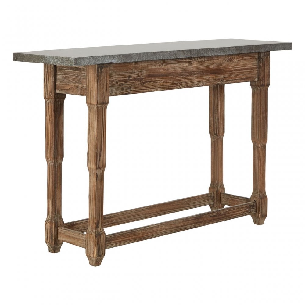 Elementary Console Table, Wood, Natural