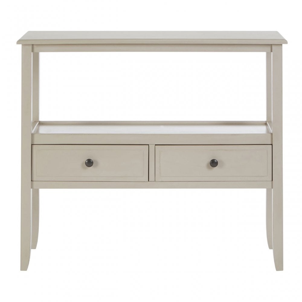 Legacy 2 Drawer Console Table, Wood, Grey