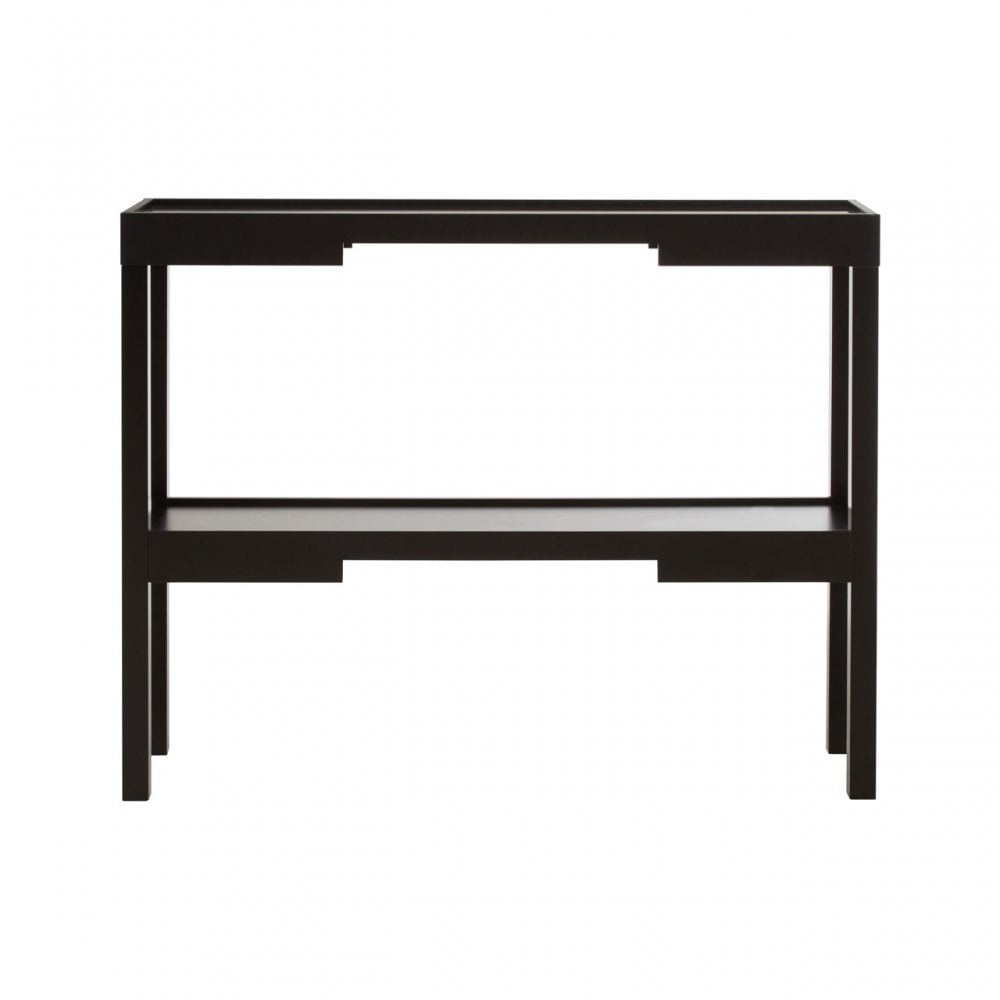 Osaka Console Table, Wood, Black