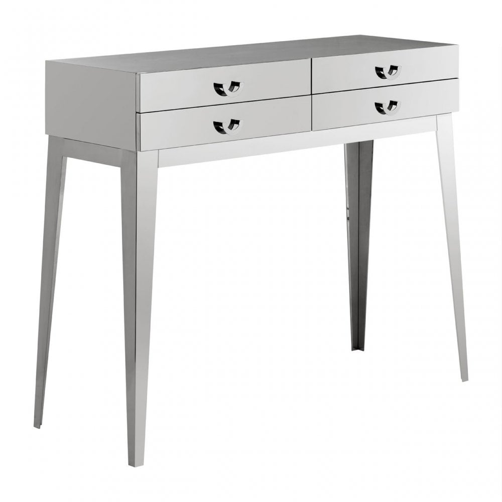 Enrich Console Table, Stainless Steel, Silver