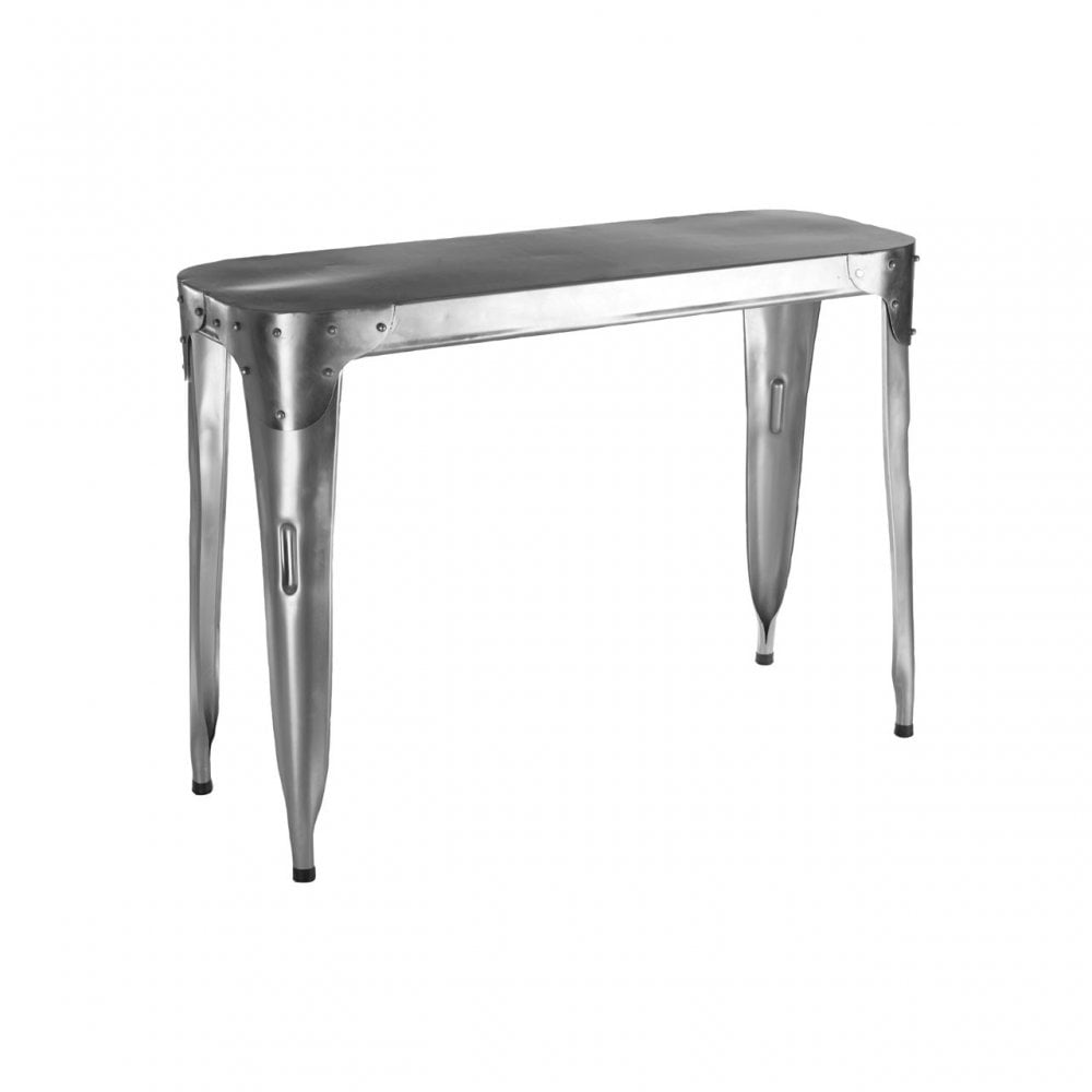 Prelis Console Table, Stainless Steel, Silver