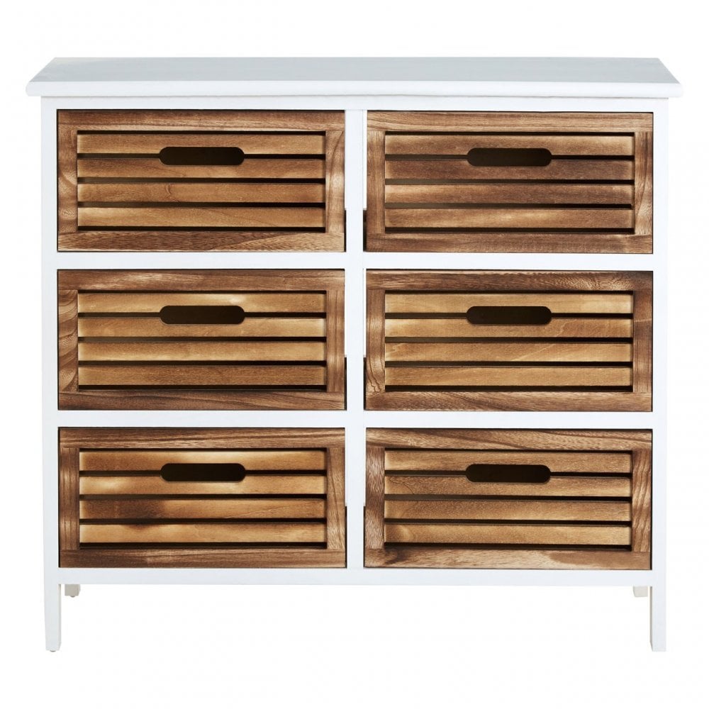 Portsmouth Drawer Unit, Wood, Paulownia Wood, Natural