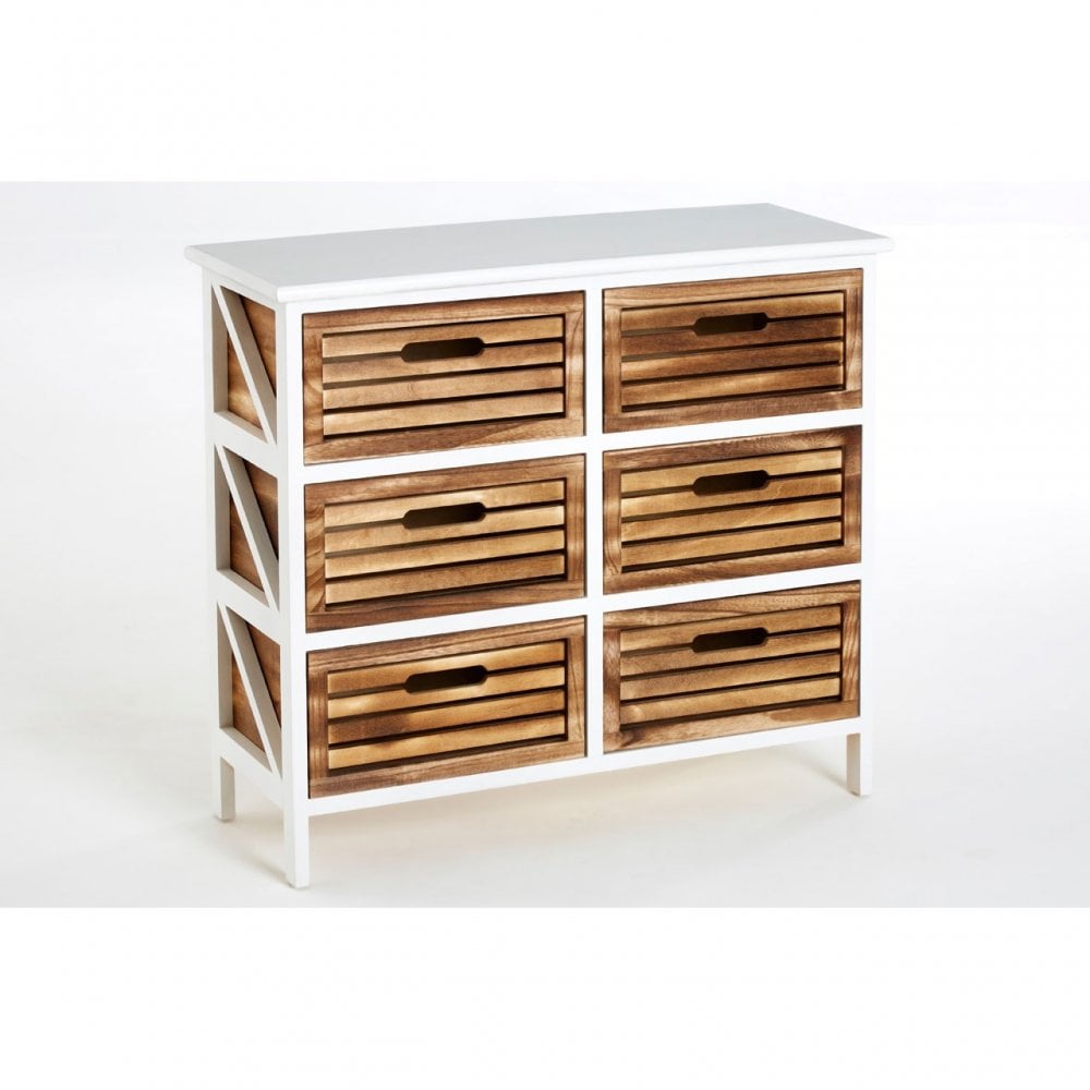 Portsmouth Drawer Unit, Wood, Paulownia Wood, Natural