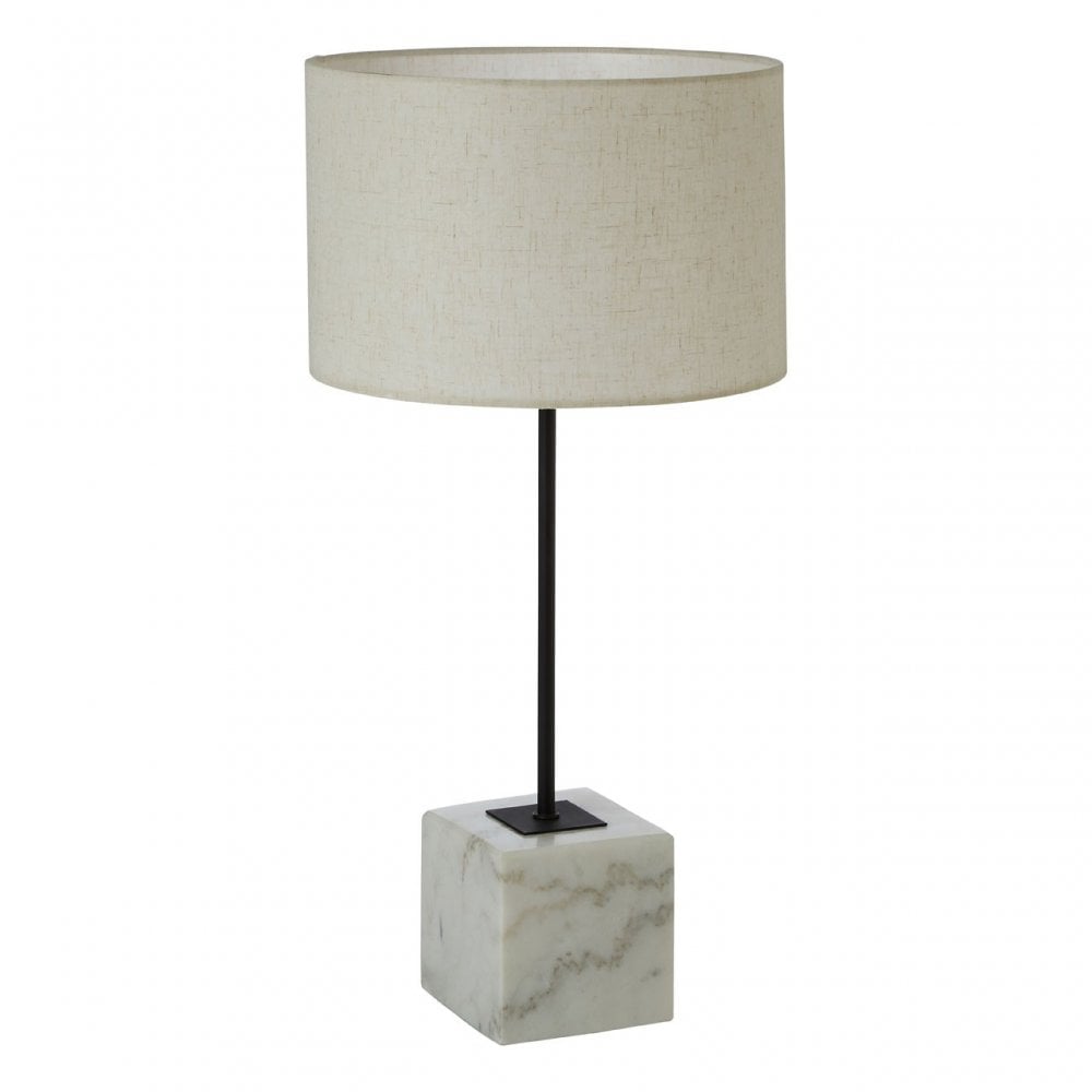 Murdoch Marble Base Table Lamp, White