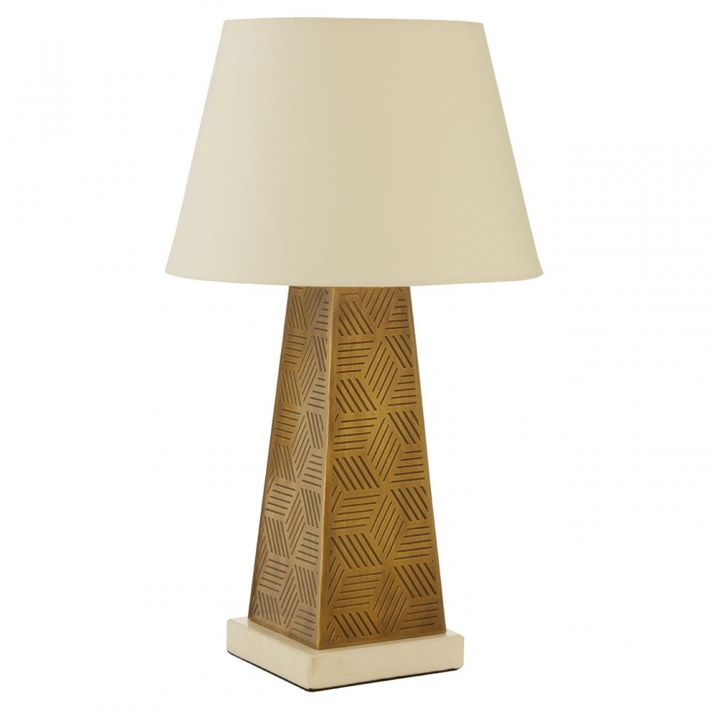 Berkley Table Lamp, Iron, Cream