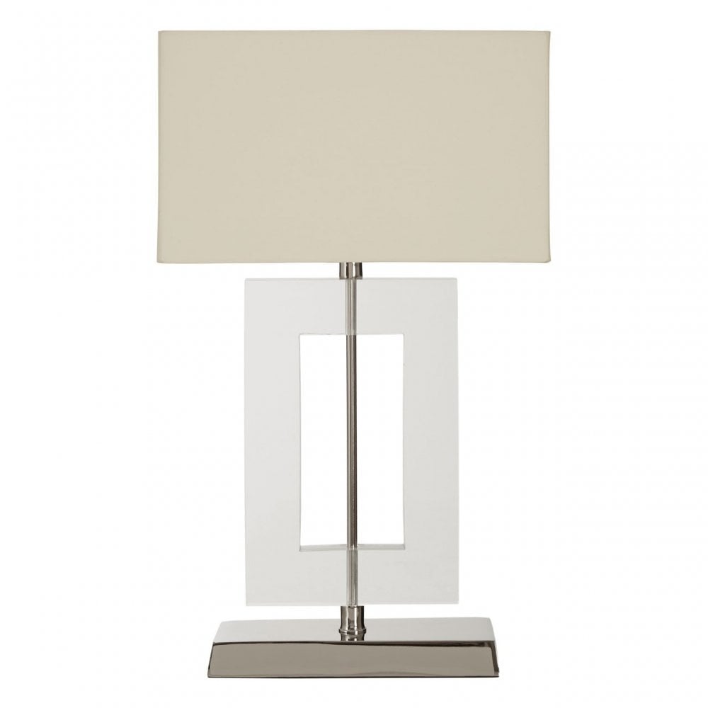 Laurel Table Lamp, Aluminium, Beige