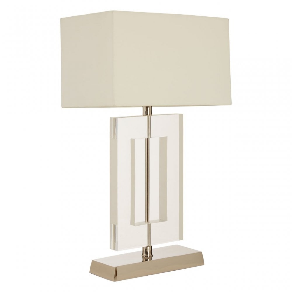 Laurel Table Lamp, Aluminium, Beige