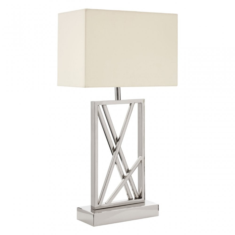 Trajectory Table Lamp, Stainless Steel, Silver