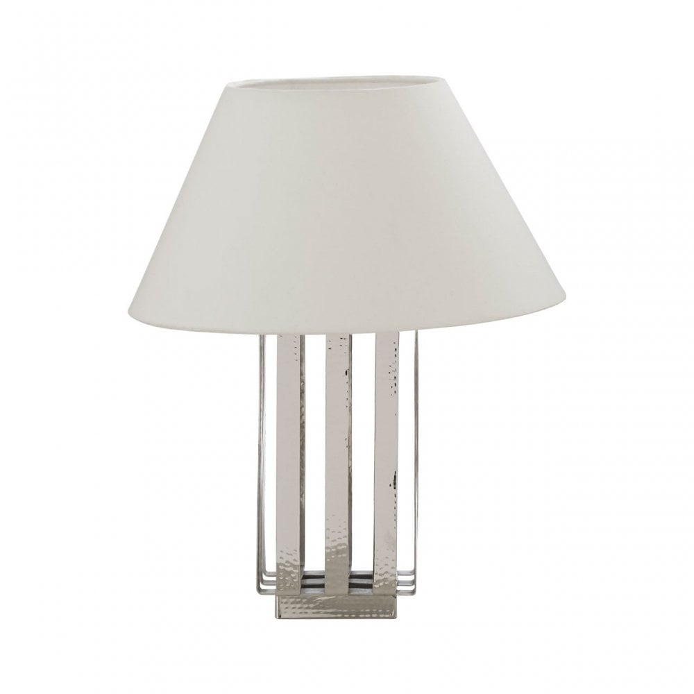 Brendan Table Lamp, Stainless Steel, Silver