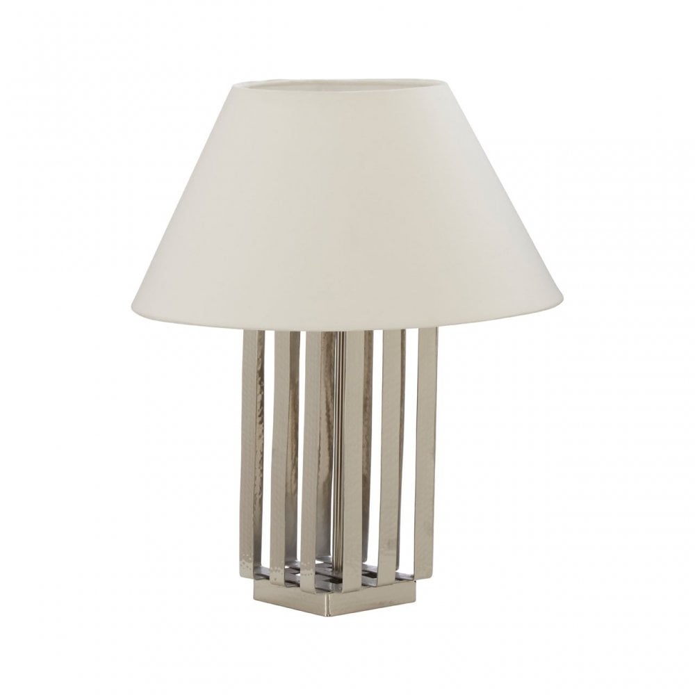 Brendan Table Lamp, Stainless Steel, Silver