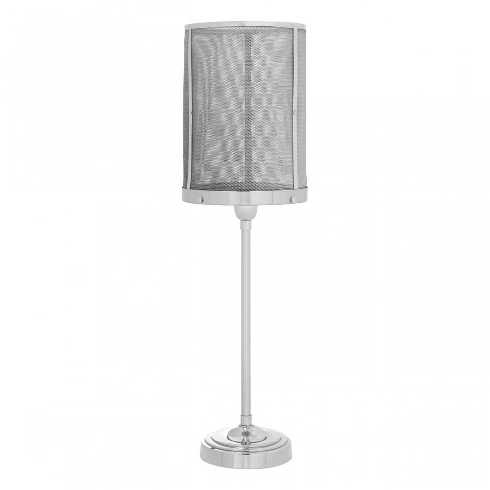 Myles Table Lamp, Aluminium, Brass, Iron, Steel, Silver