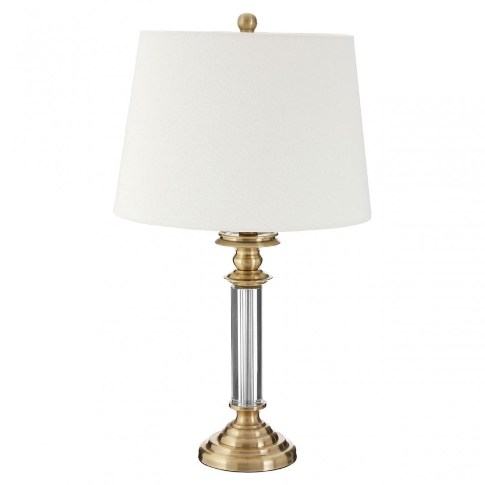 Grand Northern Table Lamp, Crystal, Cream