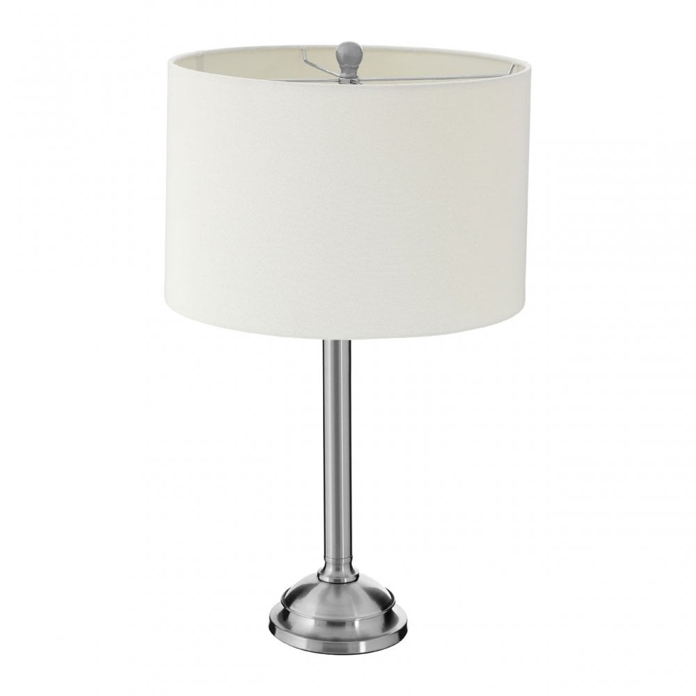 Portobello Table Lamp, Metal, Silver