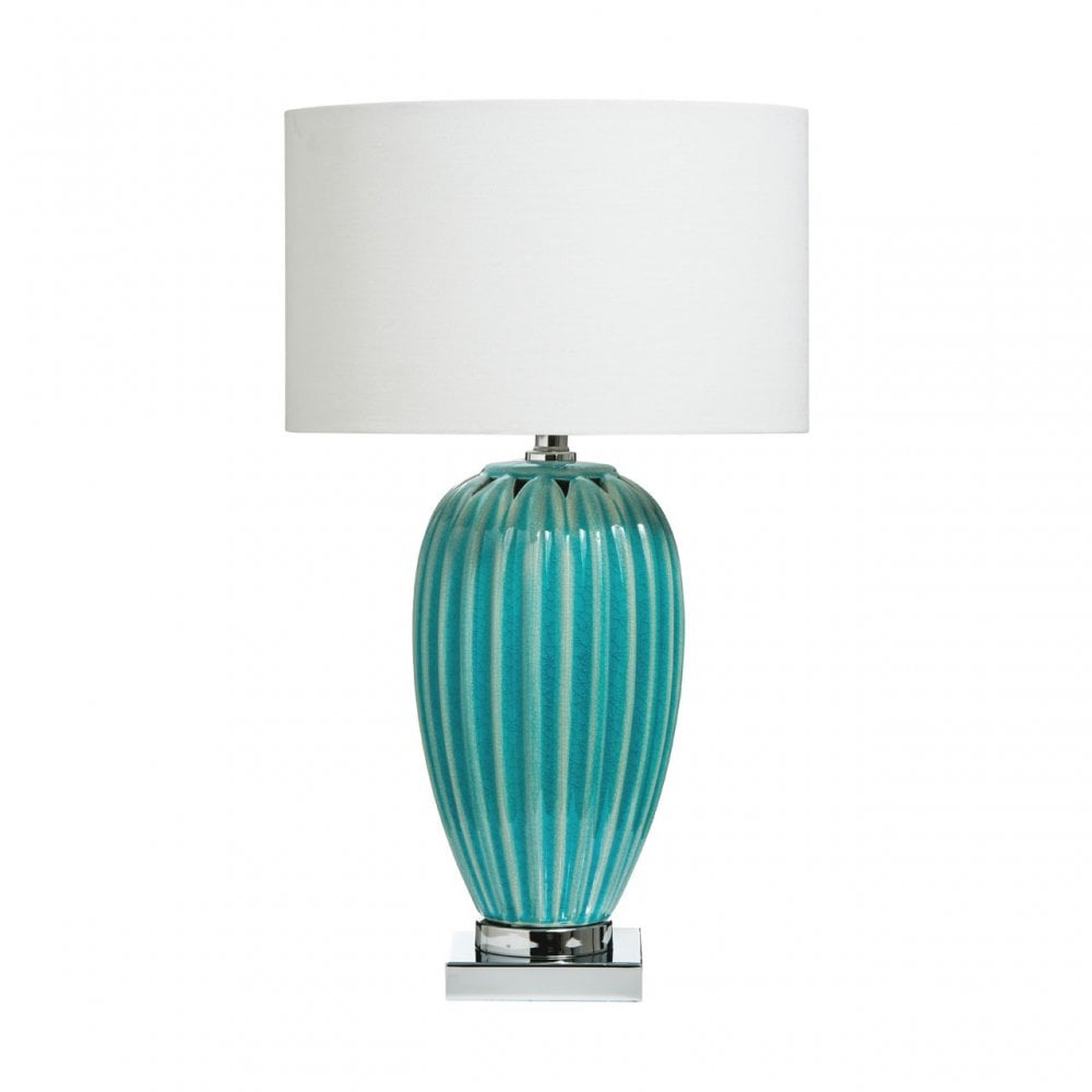 Apus Table Lamp, Ceramic, Blue