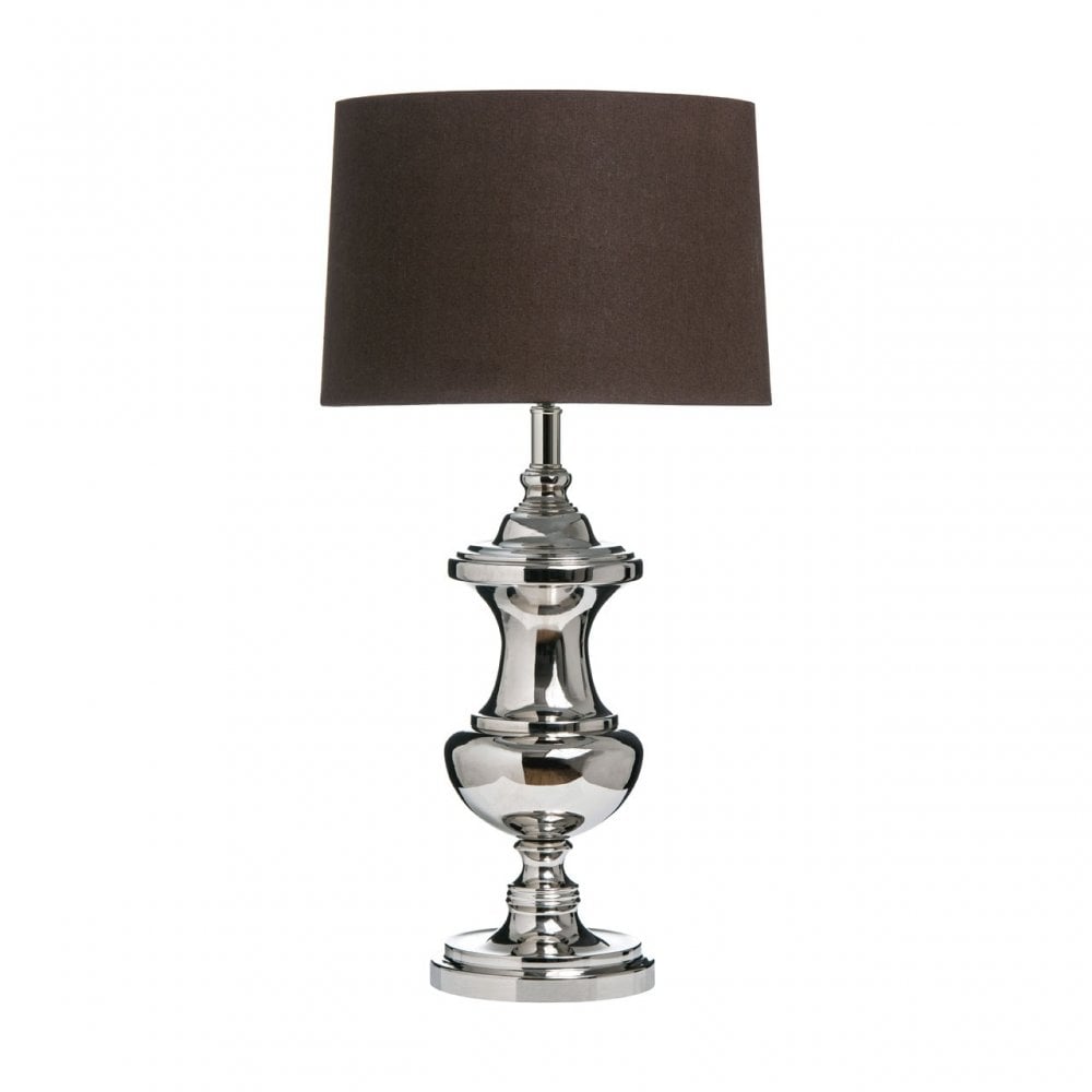 Ara Table Lamp, Ceramic, Silver