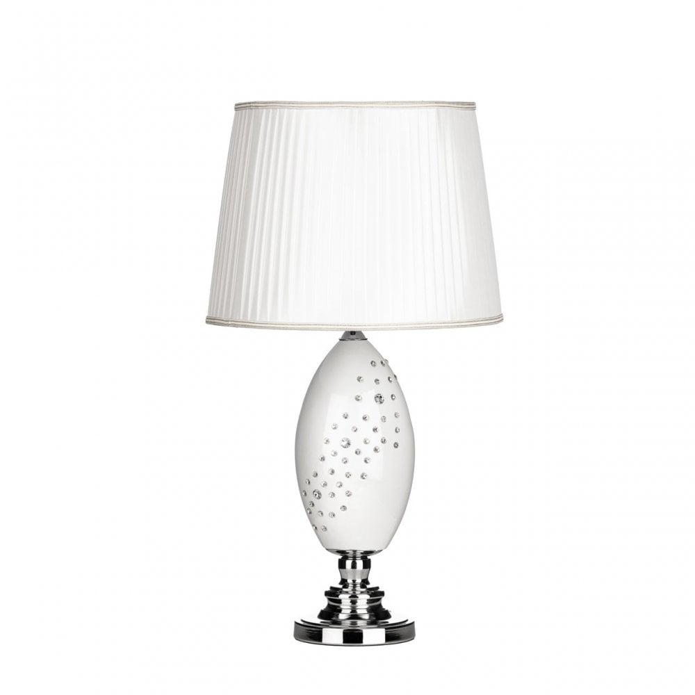 Maisy Table Lamp, Ceramic, White