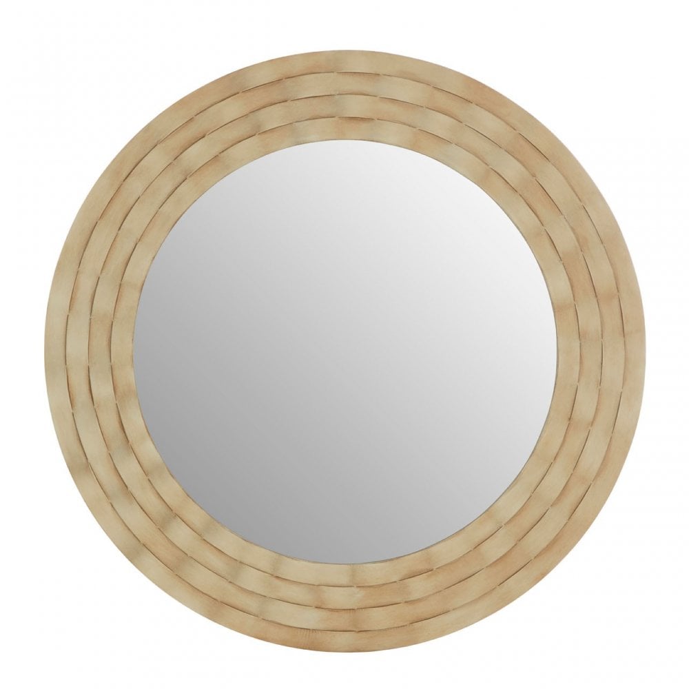 Gwenn Wall Mirror with Antique Silver Finish, Silver