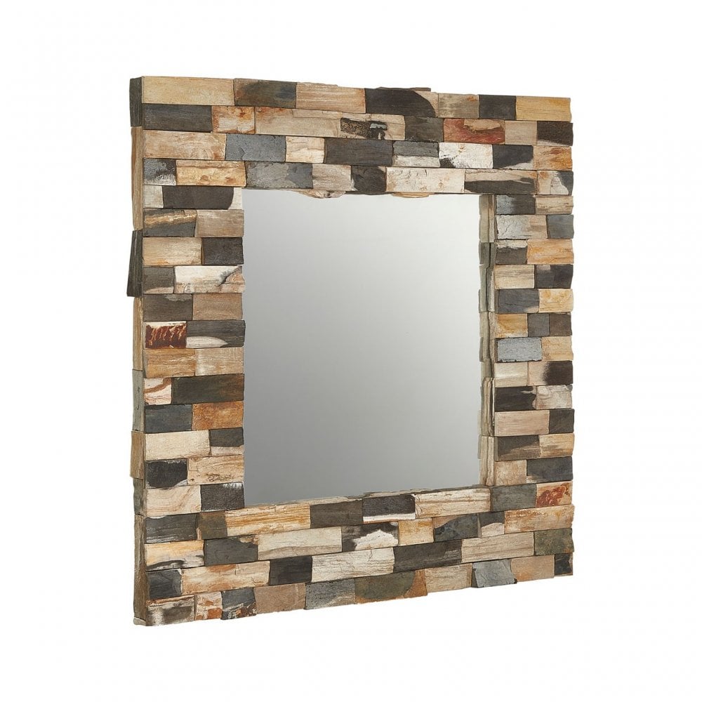 Artefacto Tile Wall Mirror, Multi-Coloured