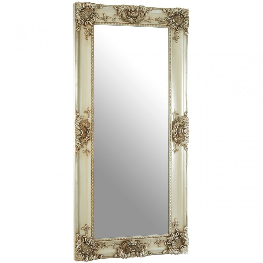 Cara Wall Mirror, Wood, Mirrored Glass, Wood, Silver