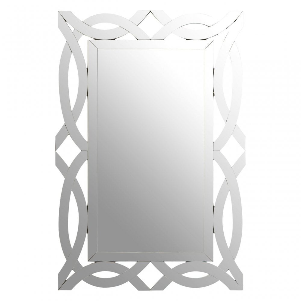 Ginnette Wall Mirror, Silver