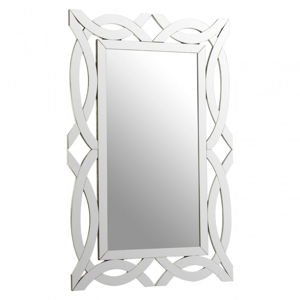 Ginnette Wall Mirror, Silver