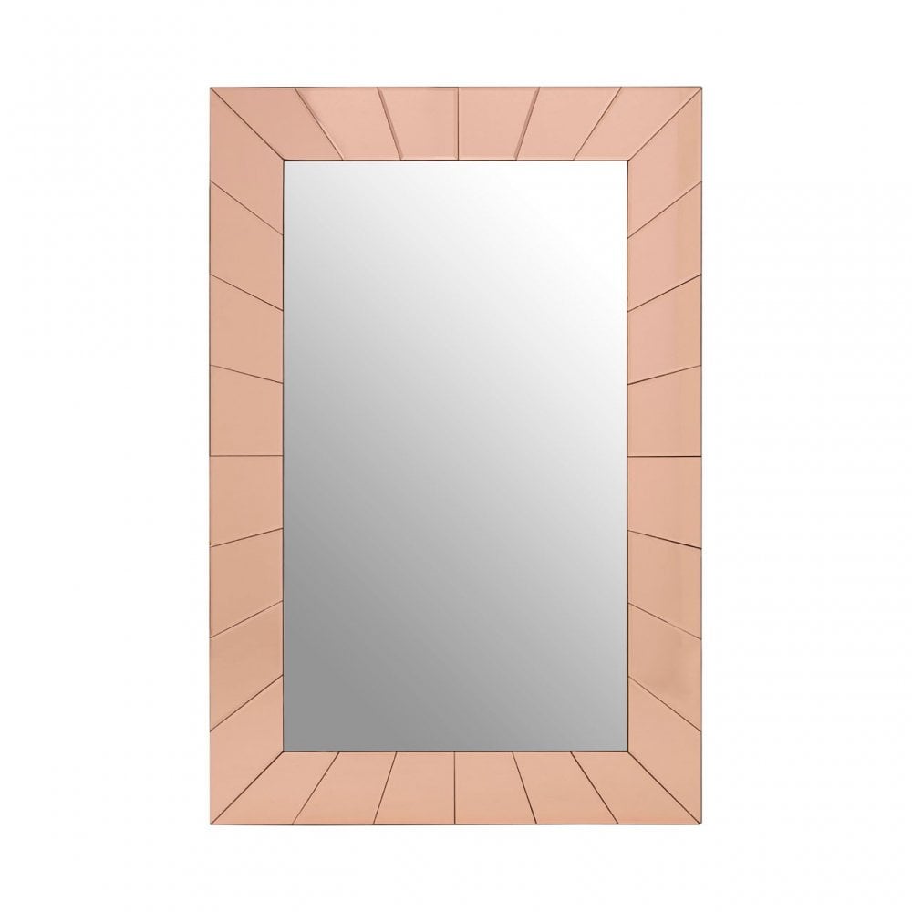 Tuskin Earl Wall Mirror, Mirrored Glass, Gold