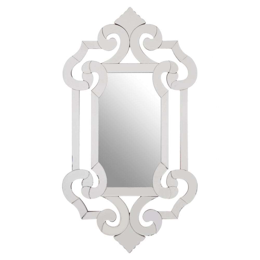 Giovanna Wall Mirror, Crystal Mirror