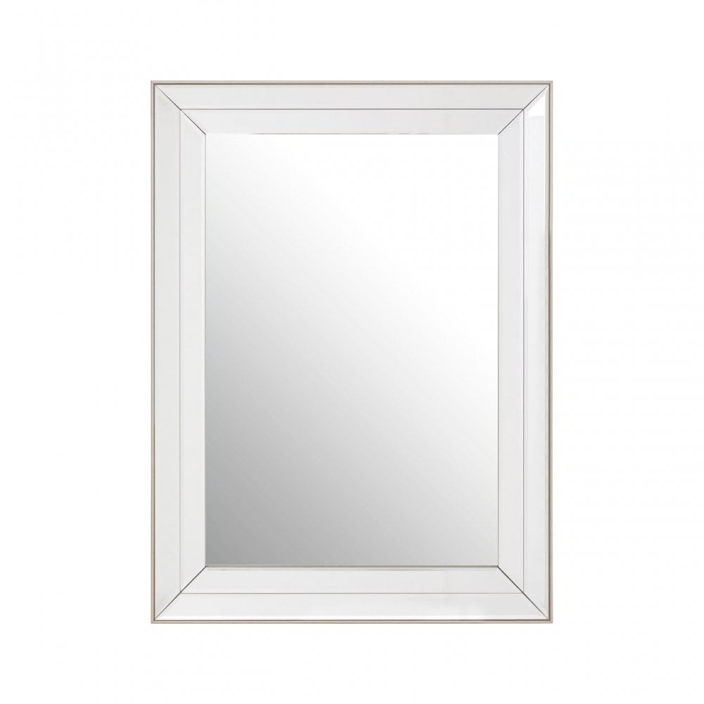 Susan Wall Mirror, Mirrored Glass, Clear