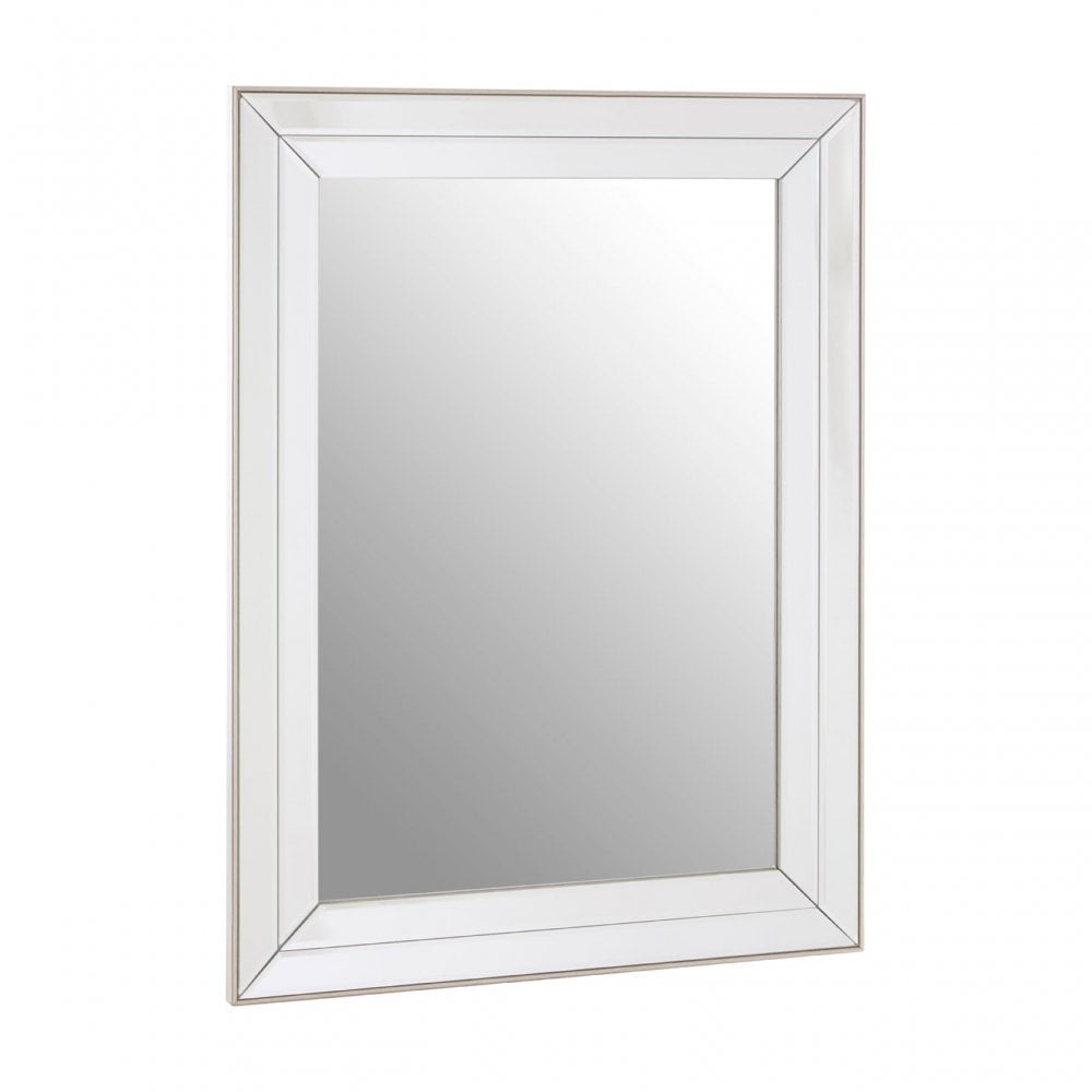 Susan Wall Mirror, Mirrored Glass, Clear