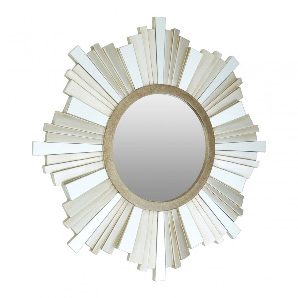 Sorrel Wall Mirror, Mirrored Glass, Silver