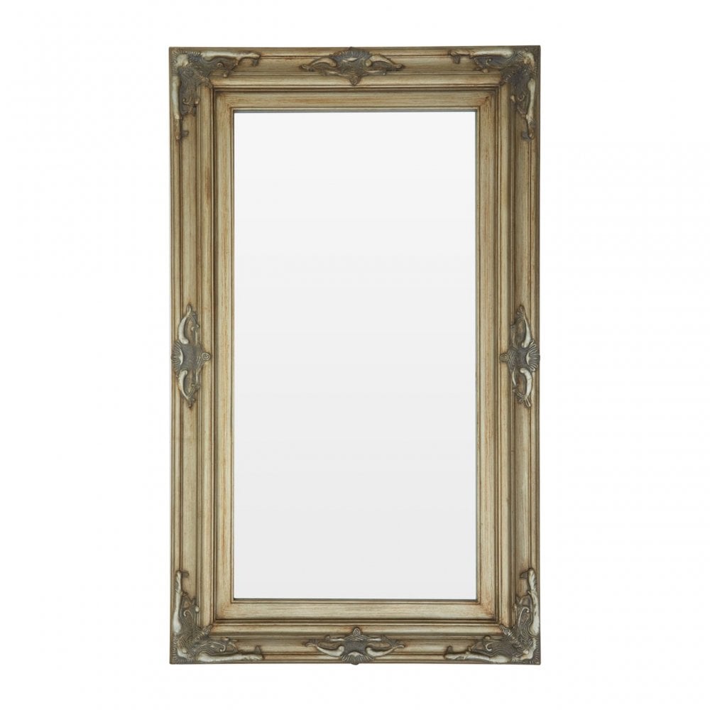 Sevan Wall Mirror, Wood, Mirrored Glass, Gold