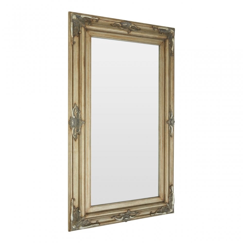 Sevan Wall Mirror, Wood, Mirrored Glass, Gold