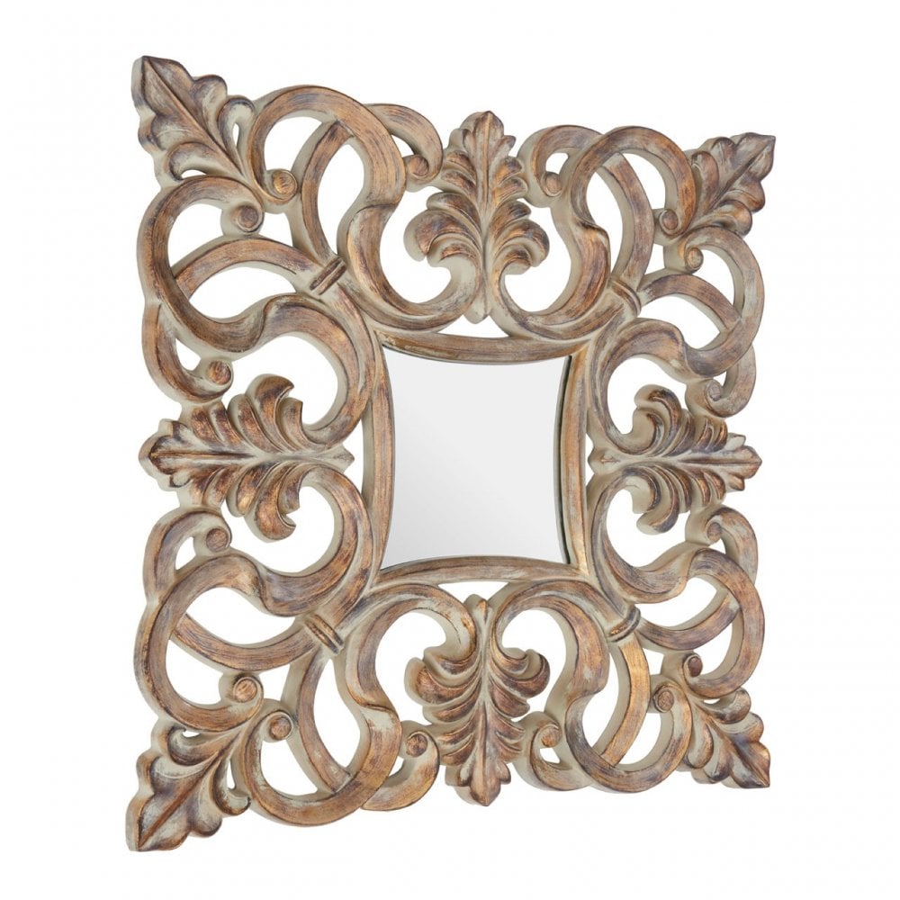 Sena Wall Mirror, Mirrored Glass