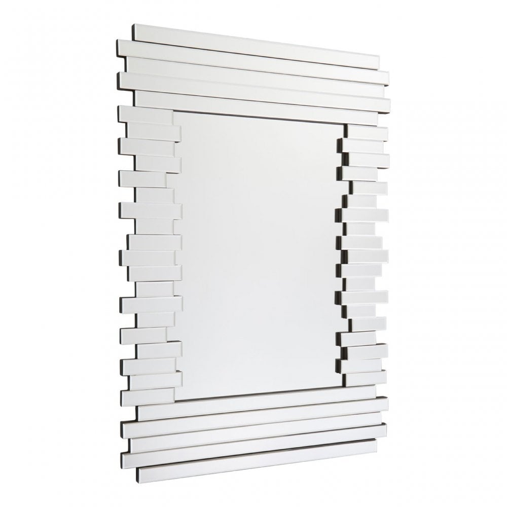 Rectangle Wall Mirror, Wood, Mirrored Glass