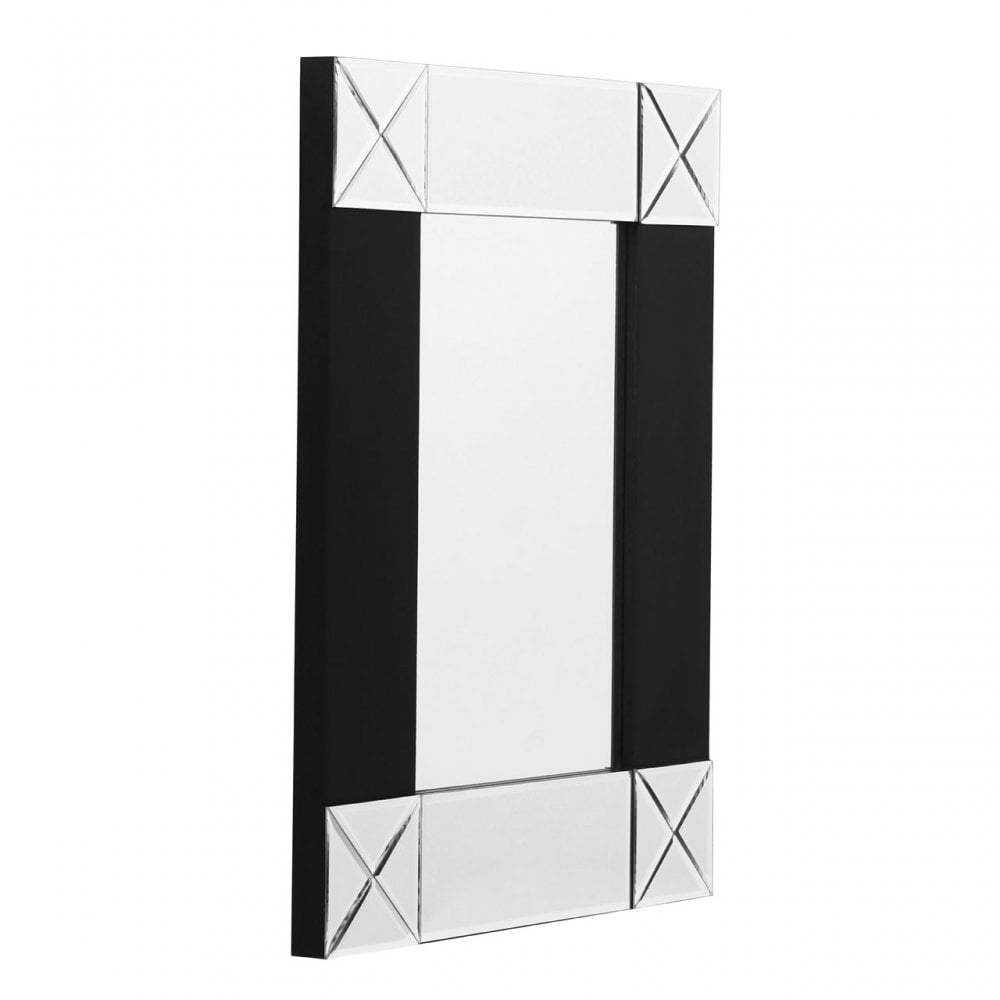 Boulevard Wall Mirror, Wood, Mirrored Glass