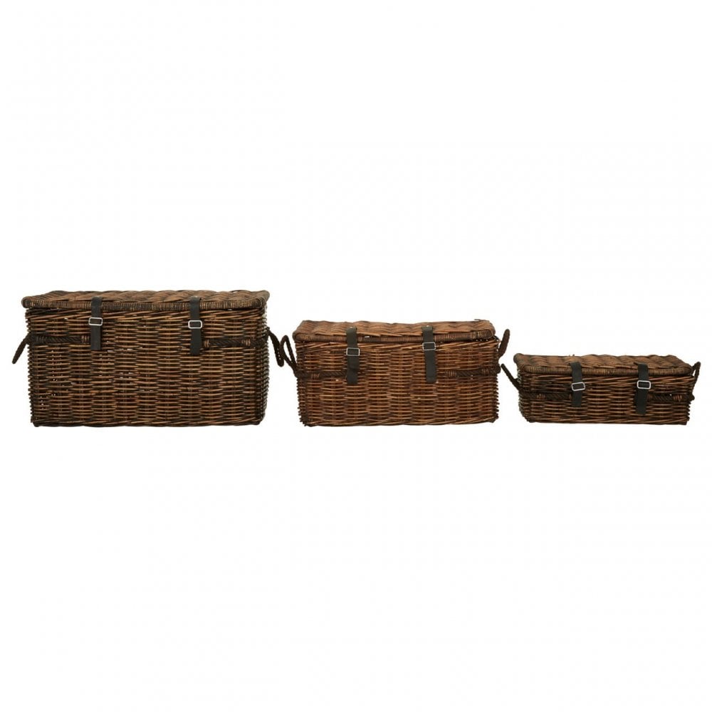 Ratallio Kubu Rattan Baskets, Kubu Rattan, Brown