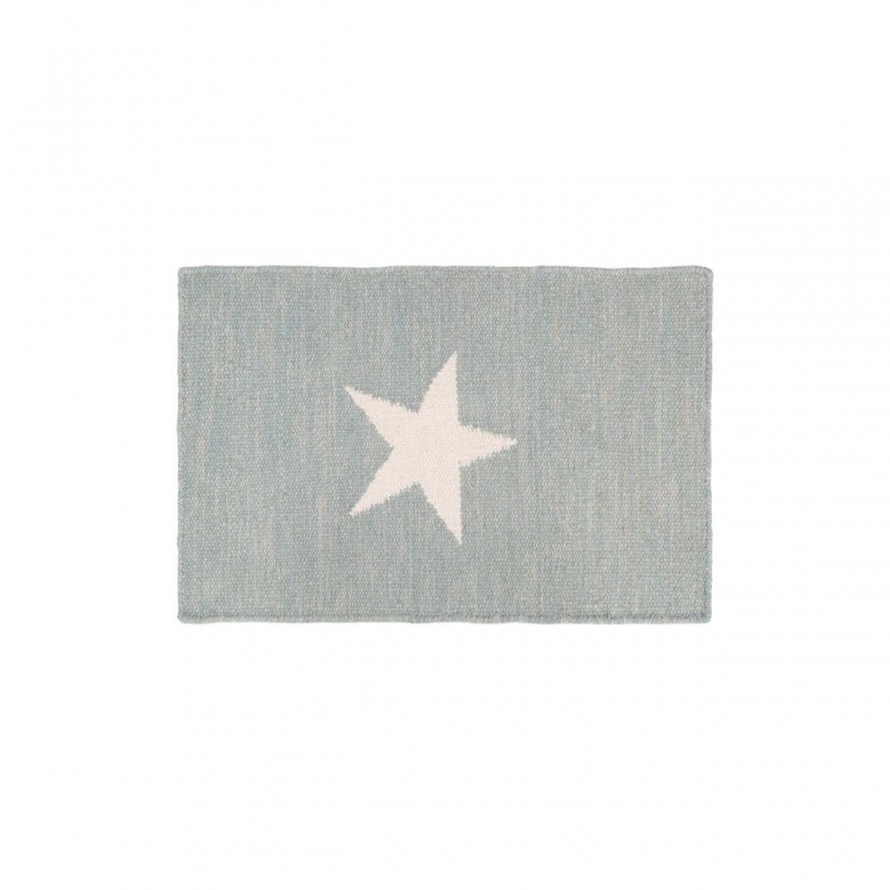 Star Rug, Cotton / Wool 20 / 80, Grey