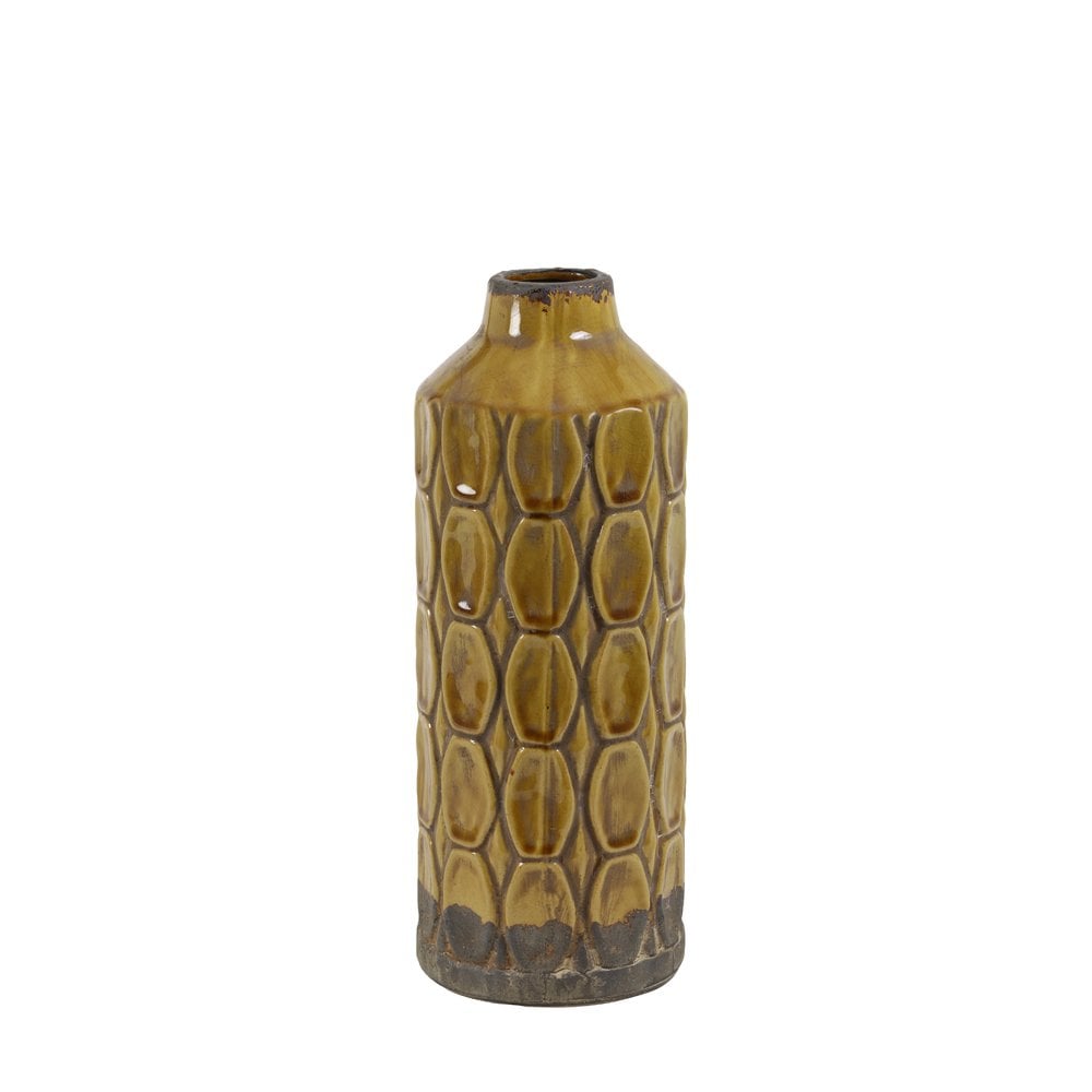 Vase Deco 13.5x34.5cm - Baluran Ocher Brown