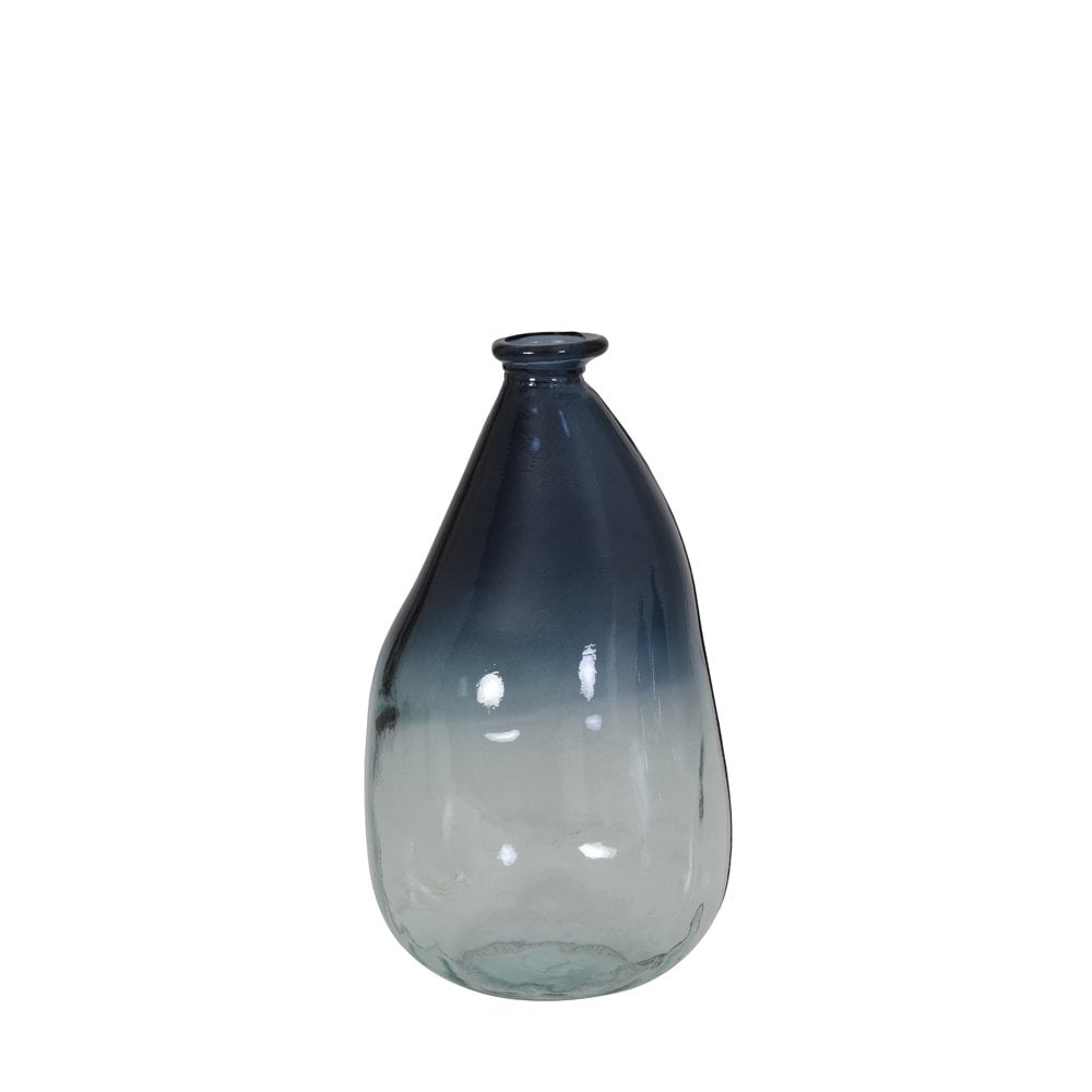 Vase 21x36cm - Fitoria Glass Blue-Clear