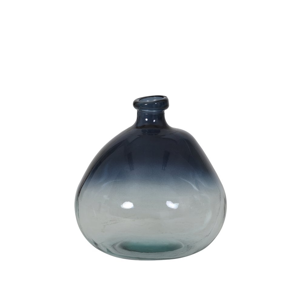 Vase 21x23cm - Selores Glass Blue-Clear