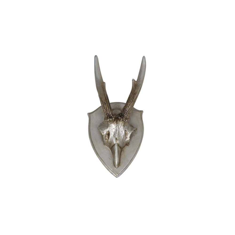 Wall Ornament 8x5x17cm Antler Silver