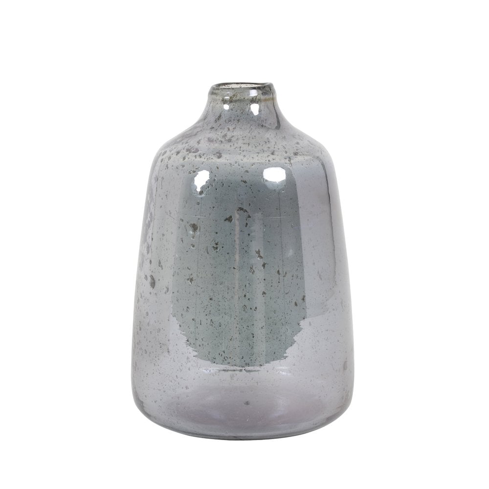 Vase 20x30cm - Deoni Glass Stone Finish Blue