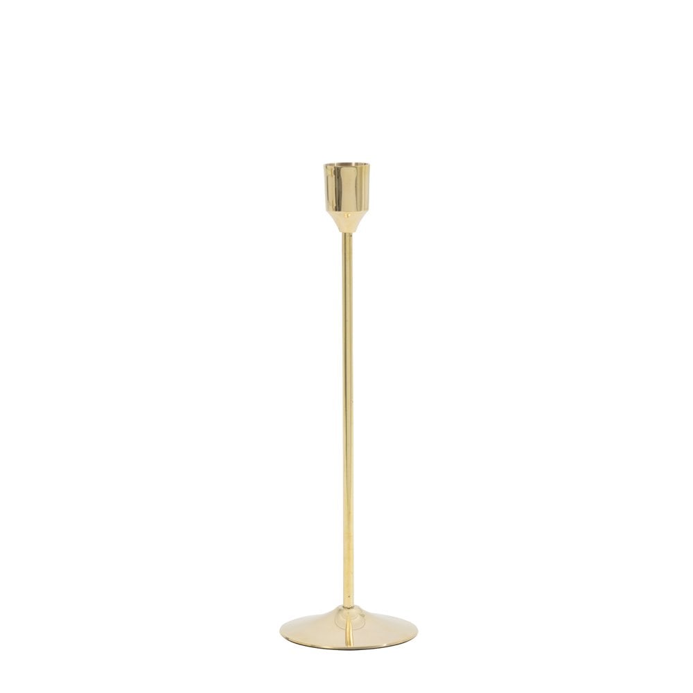 Candle Holder 7.5x25.5cm Serla Gold