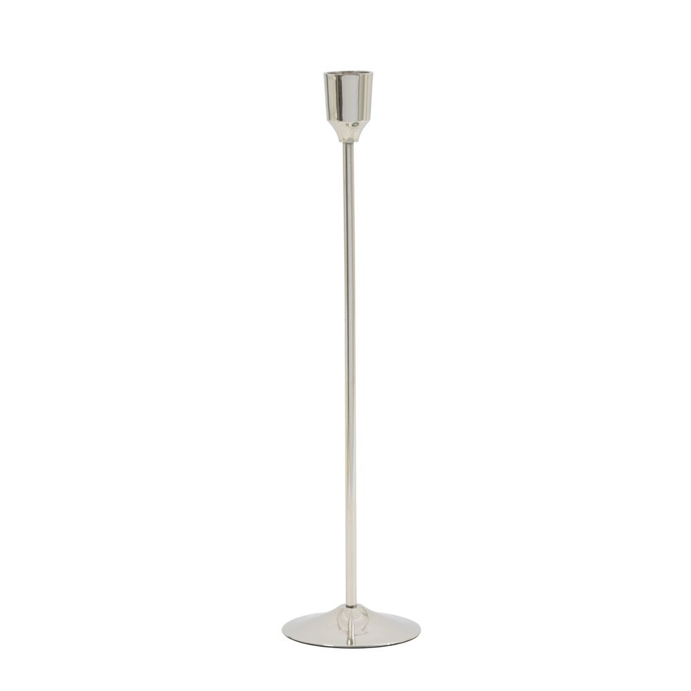 Candle Holder 7.5x30.5cm Serla Nickel