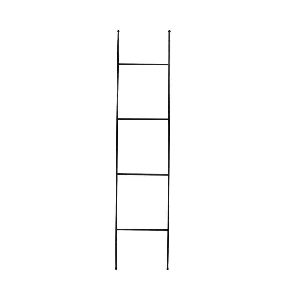 Siem Black Wall Rack Ladder (40x2x180cm)